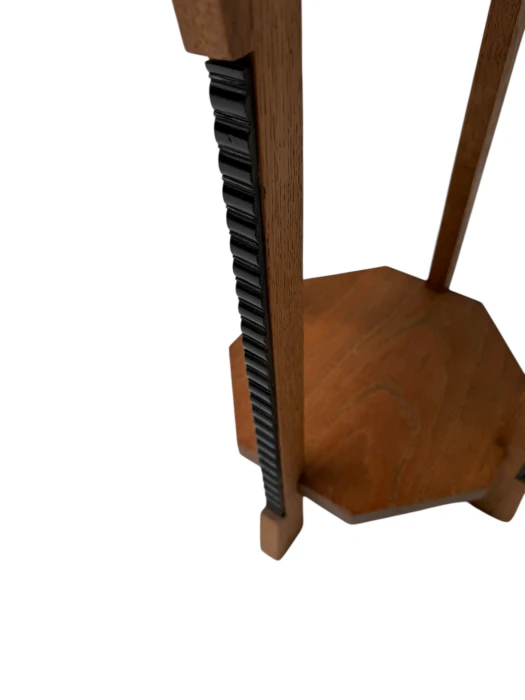 Art Deco Amsterdamse School Octagonal Pedestal Table, 1920s